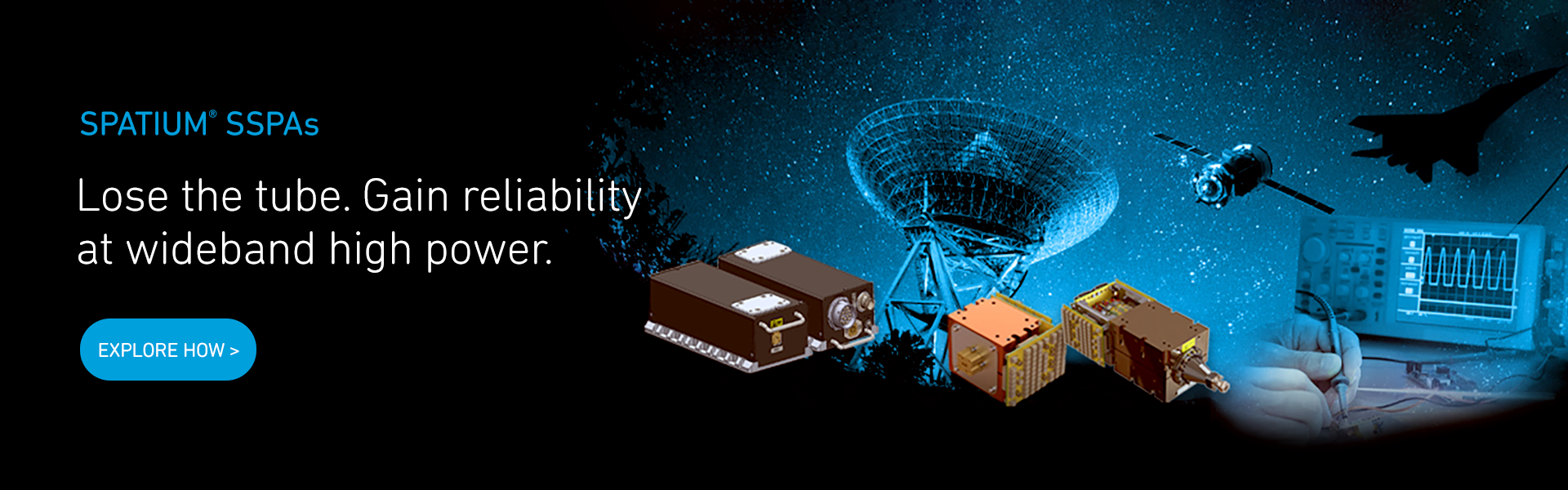 Qoro - Lose the tube. Gain reliability at wideband high power.